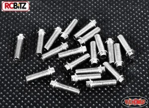RC4WD Miniature Scale Hex Bolts (M3x10mm) (Silver)