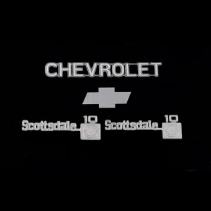 RC4WD Chevrolet K10 Metal Emblem Set