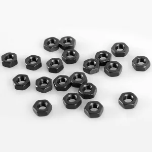 RC4WD Regular M3 Black Nuts (20) RC4WD