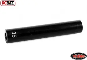 RC4WD 35mm 1.37 Internally Threaded Aluminium Suspension Link Rod BLACK