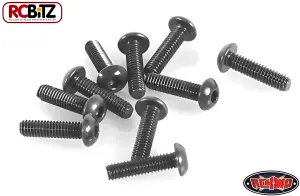 RC4WD Steel Button Head Cap Screws M2.5 x 10mm (10)