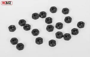 RC4WD Regular M2 Black Nuts (20)