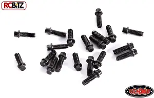 RC4WD Miniature Scale Hex Bolts (M2 x 6mm) (Black)