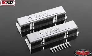 RC4WD 1:10 Holley® Chrome Valve Covers for Scale V8 Engine