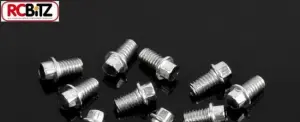 RC4WD Miniature Scale Hex Bolts (M2.5 X 4mm) (Silver)
