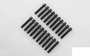 RC4WD Miniature Scale Hex Bolts (M2.5 x 12mm) (Black) RC4WD