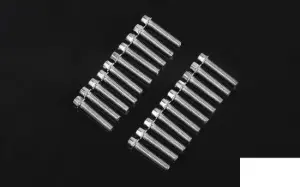 RC4WD Miniature Scale Hex Bolts (M2.5 X 12mm) (Silver) RC4WD