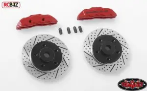 RC4WD Baer Brake Systems Rotor and Caliper Set for 1.9 5 Lug Steel Wheels