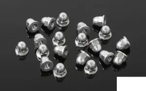 RC4WD M3 Flanged Acorn Nuts (Silver) RC4WD