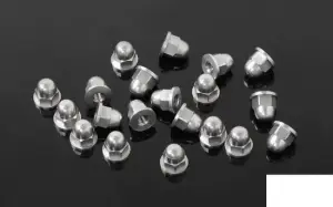RC4WD M2.5 Flanged Acorn Nuts (Silver) RC4WD