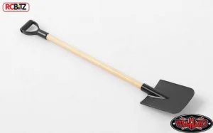 RC4WD Scale Garage Series 1:10 Wooden Handle Boulder Flat Shovel w/D-Grip