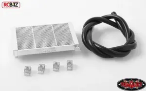 RC4WD Radiator + Hose & clamps for V8 Scale Motor Engine Rad Hoses RC