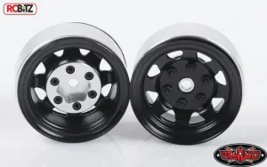 RC4WD Stamped Steel 1.55 Stock Black Beadlock Wheel