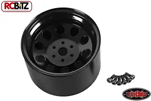 RC4WD Pro10 40 Series 3.8 Steel Stamped Beadlock Wheel (Black)