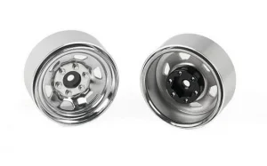 RC4WD Stamped Steel 1.7 Beadlock SR5 Wheels (Chrome) RC4WD