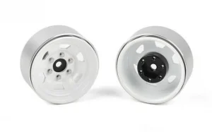 RC4WD Stamped Steel 1.7 Beadlock SR5 Wheels (White/Black) RC4WD
