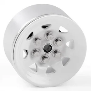 RC4WD Stamped Steel 0.7 Stock Beadlock Wheels (White)