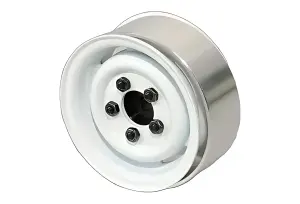 RC4WD 1.55 Landies Vintage Stamped Steel Beadlock Wheels (White)