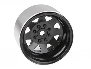 RC4WD 8Lug Deep Dish Wagon 1.9 Steel Stamped Beadlock Wheels Black (4)