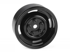 RC4WD 1.9 Landies Vintage Stamped Steel Beadlock Wheels Black (4)