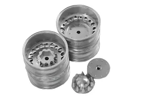 RC4WD Chaos Semi Truck Rear Wheels w/Spiked Caps