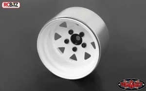 RC4WD 5 Lug Deep Dish Wagon 1.9 Steel Stamped Beadlock Wheels (White)