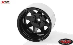 RC4WD 5 Lug Deep Dish Wagon 1.9 Steel Stamped Beadlock Wheels (Black) (4)