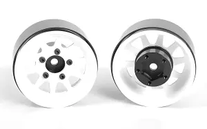 OEM Stamped Steel 1.55 Beadlock Wheels (White)