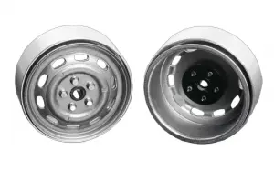 RC4WD Stamped Steel 1.7 10-Oval Hole Wheels (Plain) RC4WD