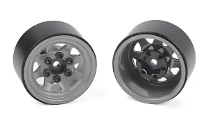 RC4WD Stamped Steel 1.0 Stock Beadlock Wheels (Plain) (4)