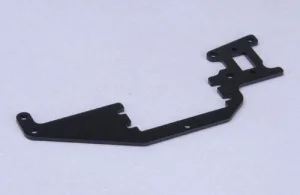 Radio Plate-Rear (2mm/6061/Black)XST ** CLEARANCE **
