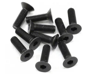 Axial M3x10mm Hex Socket Flat Head (Black) (10)