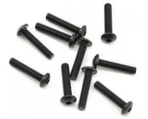 Axial M2.6x12mm Hex Socket Button Head (Black) (10)