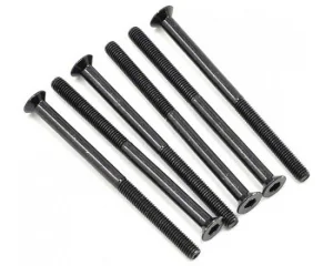 Axial M3x45mm Hex Socket Flat Head (Black) (6pcs)