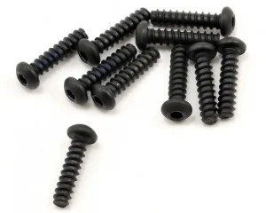 Axial M2.6x10mm Hex Socket Tapping Button Head (Black) (10)