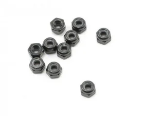 Axial M3 Nylon Locking Hex Nut (Black) (10)