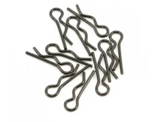 Axial 6mm Body clip (Black) (10)