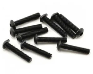 Axial M3x15MM Hex Socket Button Head (Black) (10)