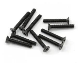 Axial M3x20mm Hex Socket Flat Head - Black (10)
