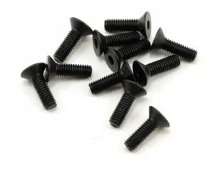 Team Durango Flat Head Hex CS Screw 3x10mm (6)