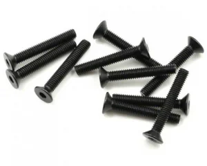 Team Durango Flat Head Hex CS Screw 3x20mm (6)
