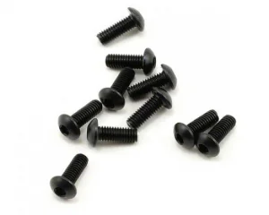 Team Durango Button Head Hex Screw 3x8mm (10)