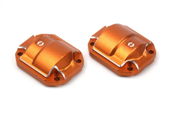 Aluminium Diff Cover (Orange/2pcs)