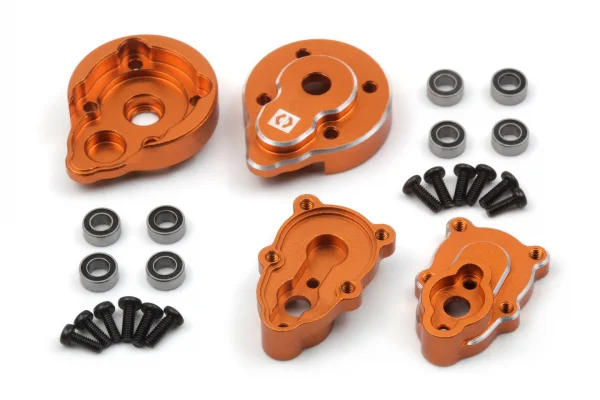 Aluminium Portal Rear Hub Set (Orange/2pcs)