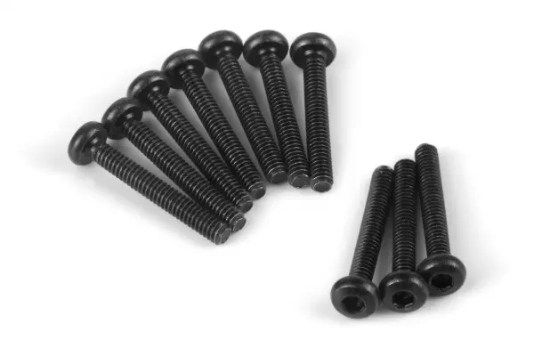 Button Head Screw M2x14mm (Hex Socket/10pcs) — image 2 of 2