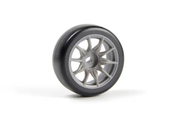 TSMK5-10 Drift Wheel/Tire Set 22x11mm (Grey/4pcs) — image 4 of 5