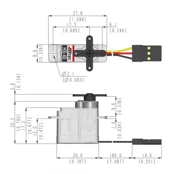 HS40 Ultra Nano Servo (Economy)