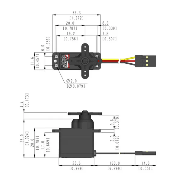HS65HB Bulk Box (20pcs Servo In Box)