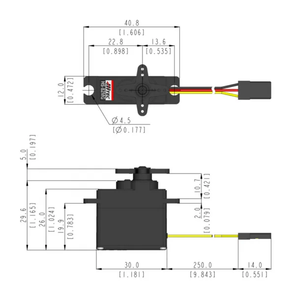 HS82MG Bulk Box (20pcs Servo In Box)