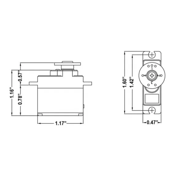 HS82MG Bulk Box (20pcs Servo In Box)